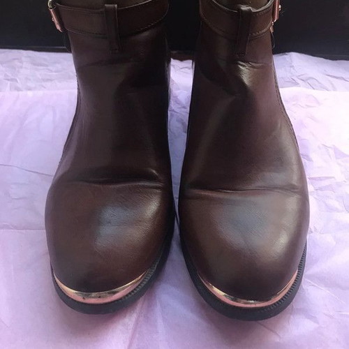 Peacocks women's boots used brown size 40
