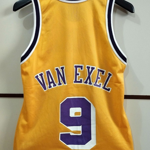 Champion Vintage 90’s Nick Van Exel Los Angeles Lakers Jersey #9 like new