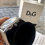  Ρολόι D&G με το αυθεντικό δερμάτινο λουράκι του 100% αυθεντικό