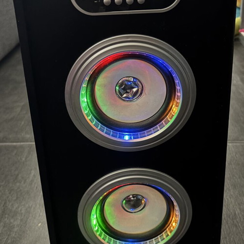 Bluetooth Karaoke Speaker i-JMB with LED, USB, FM, Remote & Microphone like new