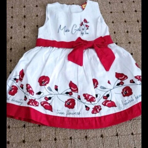 Mayoral dress with bloomers, 9-12 months, pink