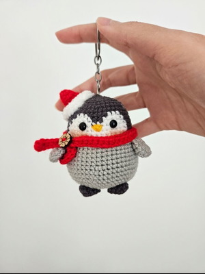 Amigurumi Penguin στολίδι χειροποίητο, καινούργιο