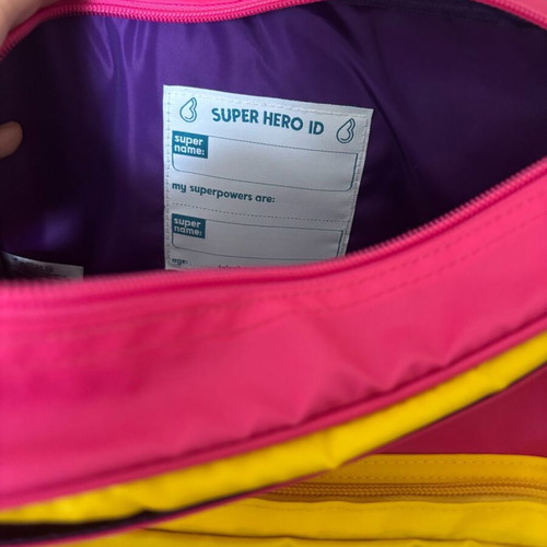 Waterproof toddler bag used with cape and integrated hood