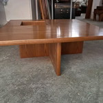 Wooden square coffee table used