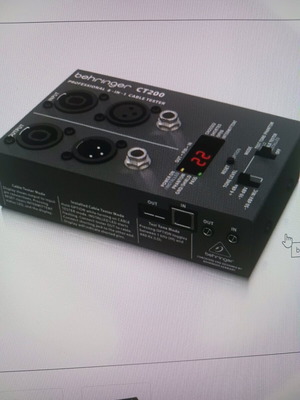 Behringer CT200 DSP Controlled 8 In 1 Cable Tester