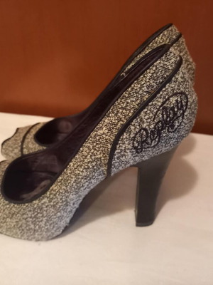 Piptoe Replay fabric pumps size 38 like new, gray