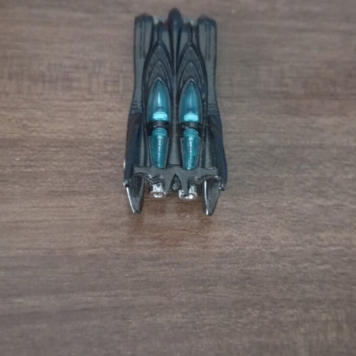 Hot Wheels DC Comics Batmobile Dark Gray with Blue Windows Mattel 2004