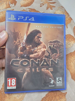 Conan Exiles παιχνίδι PS4 σαν καινούργιο, κομπλέ με χάρτη και κάρτα