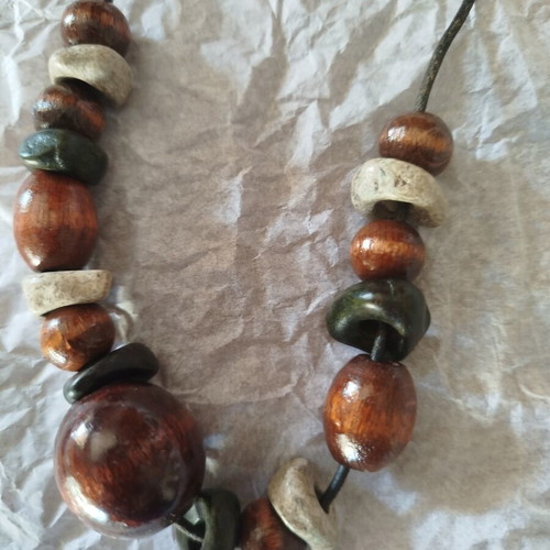 Multicolored beaded necklace