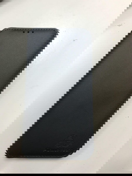 POWERTECH Θήκη Slim Leather για iPhone XR, μαύρη