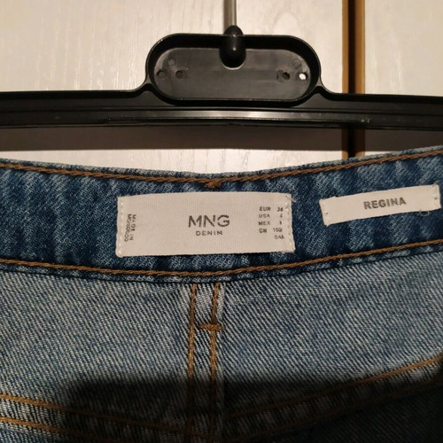 Mango Τζιν τύπου boyfriend νούμερο 36 σαν καινούργιο, μπλε, loose