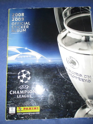 Αλμπουμ Panini Champions League 2008-2009 μεταχειρισμένο