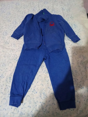 Benetton tracksuit set like new, size 98 cm for toddler 2-2.5 years