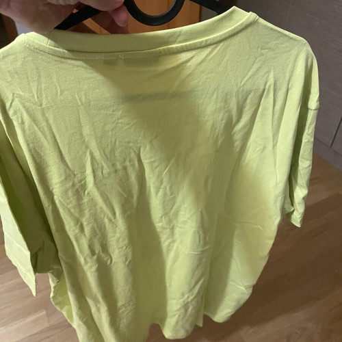 T-shirt Napapijri new with tag, yellow, XL, loose fit