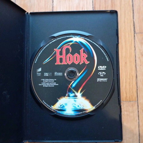 Hook DVD like new with Greek subtitles and dubbing