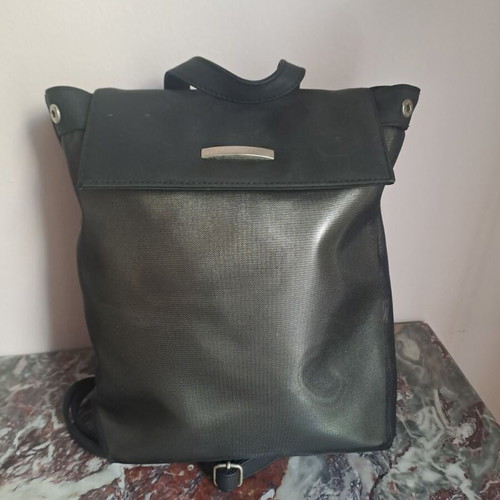 Black daily backpack used, shoulder type