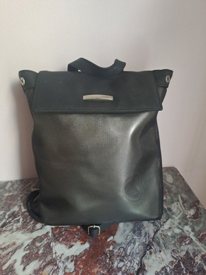 Black daily backpack used, shoulder type
