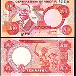  NIGERIA 10 NAIRA 2001 UNC BANKNOTE