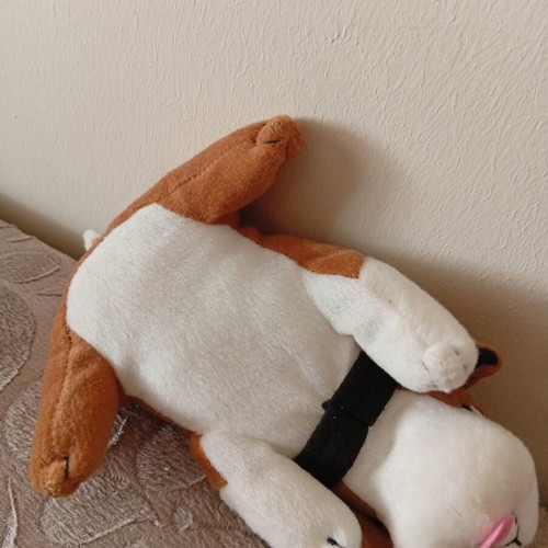 Plush dog 21 cm like new