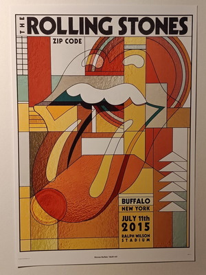 The Rolling Stones A4 poster