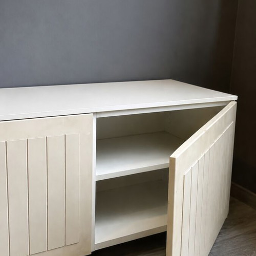TV cabinet buffet table white used 180cm width 40cm depth