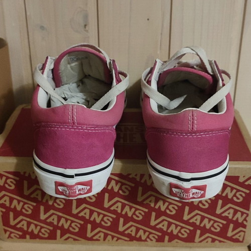 Vans Old Skool sneakers like new, size 35, fuchsia and white