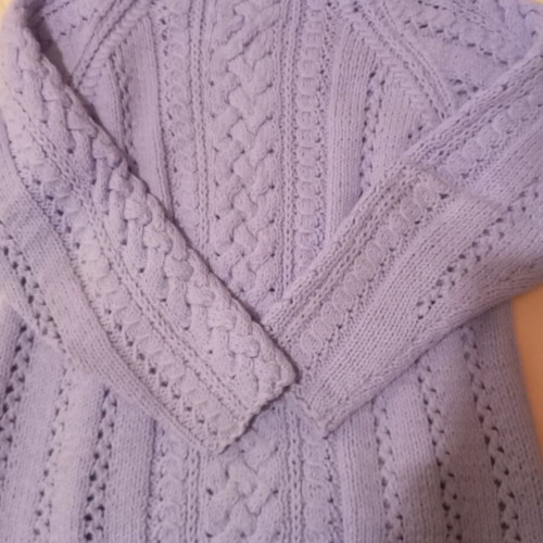 Handmade lilac sweater size M