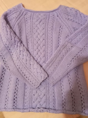 Handmade lilac sweater size M