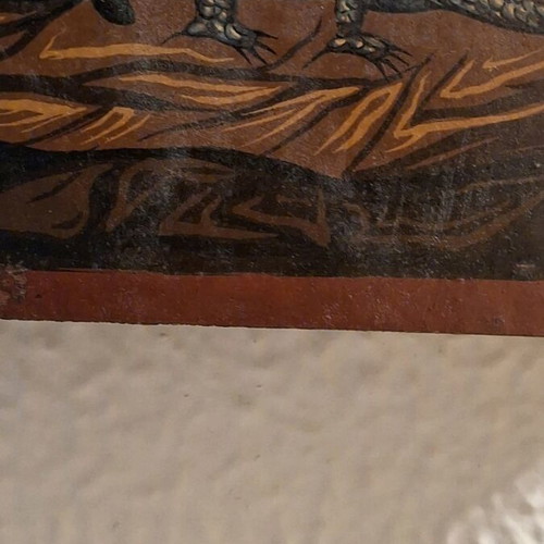 Wooden Saint George Icon used