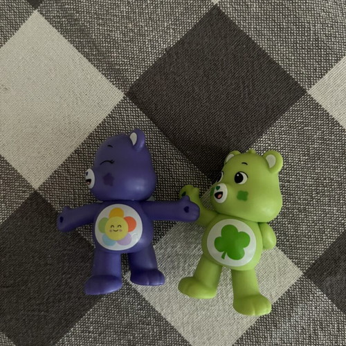 Care Bears Harmony Bear & Good Luck Bear set of 2 figures