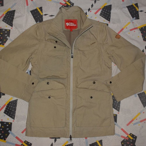 Fjallraven 2in1 G-1000 women's jacket and vest, size S, beige