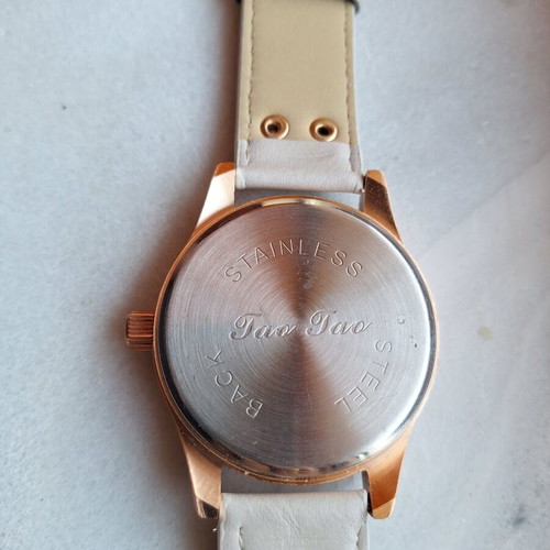 Women's watch like new, white strap