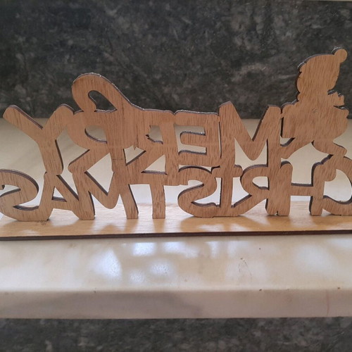 Christmas wooden decorations like new