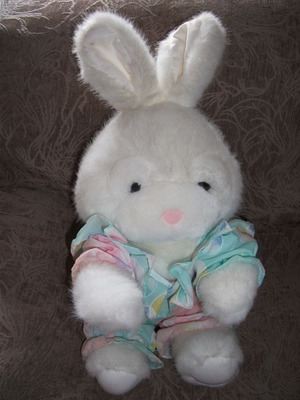 Lullaby Bunny Tomy δεκαετίας 1980-1990 καινούργιο λούτρινο