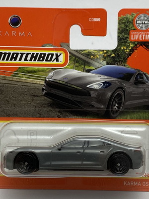 Karma GS-6 gray Matchbox toy car 1:64 scale new