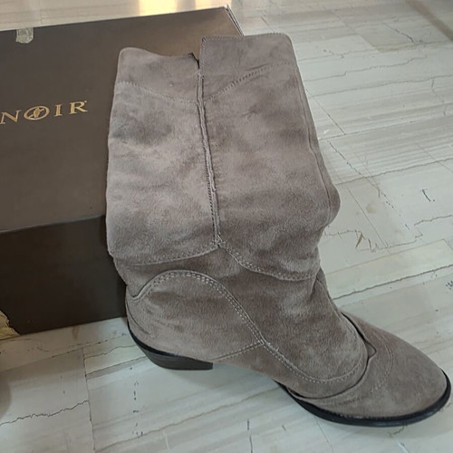Cafe Noir suede boots beige brown size 38.5 used