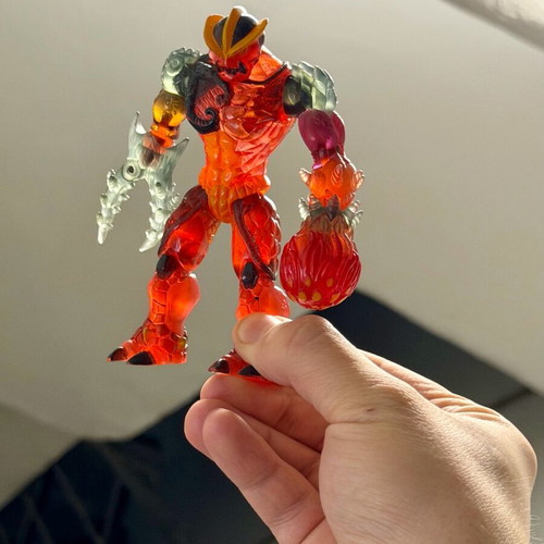 Gormiti Lavion Exclusive Action Figure used, rare transparent Italian edition