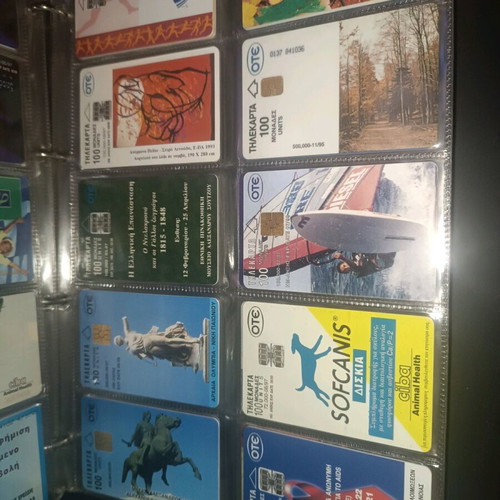 Collectible phone cards like new, pack of 90 pieces