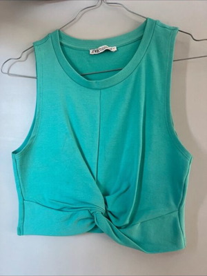 Zara top turquoise size M very comfortable