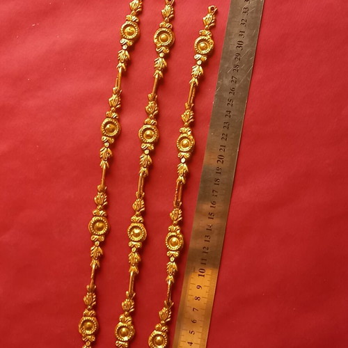 Brass chain used, set of all