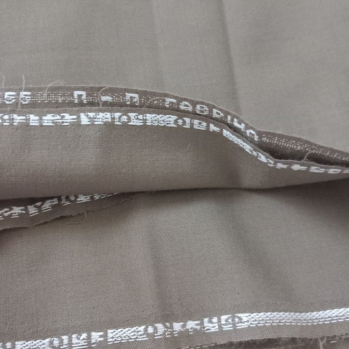 Fabric beige and chocolate, like new, 1.5m width, 3m length