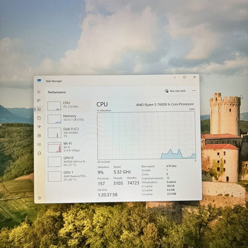 Pc gaming and work high-end with AMD Ryzen 5 7600X and RTX 5060