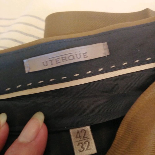 Uterque pants like new khaki/olive color, straight fit, size XL