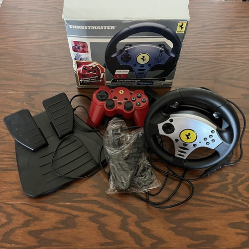 Thrustmaster PS2 Ferrari Racing Wheel like new with all parts