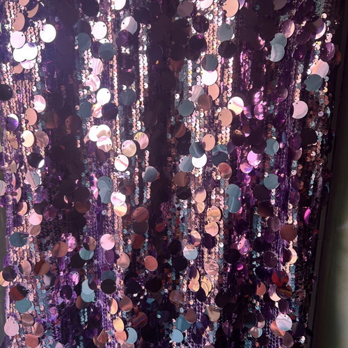 Long lilac dress with sequins new