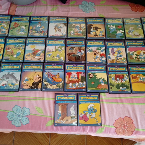 Smurfs DVD used, dubbed, set of 29 discs