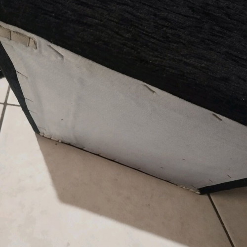 Wooden storage stool used, 30x30 cm, height 32-33 cm