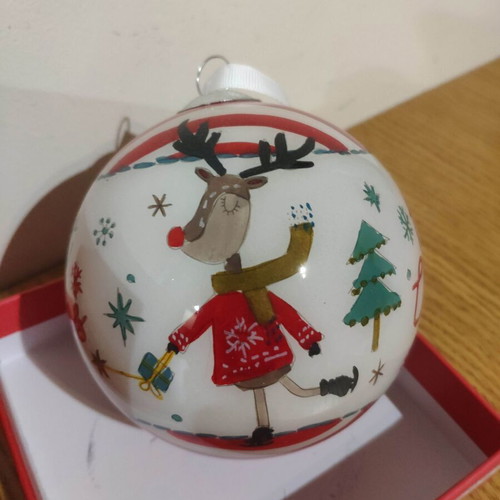 Mamas and Papas My 1st Christmas 2015 collectible Christmas bauble new