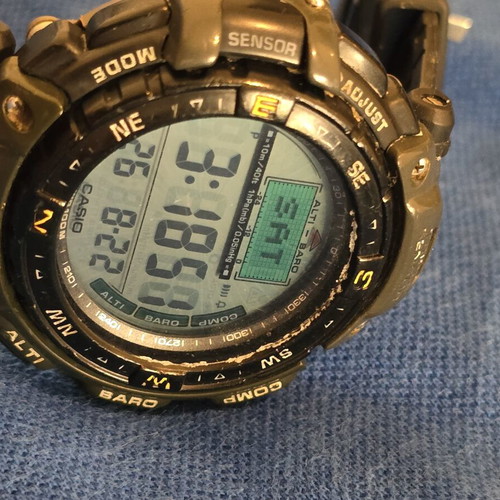 Casio Protrek PRG40 digital watch with barometer and compass