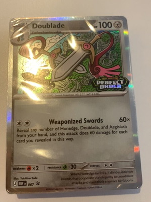 Doublade Pokemon card like new, Perfect Order